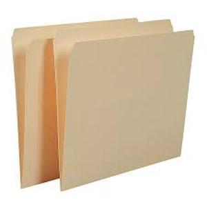 lot 75 image: Lot 5 Skilcraft 13 Cut Letter Size Manila File Folders 2507 Each Has 100
