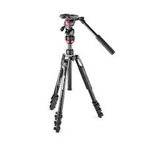 lot 101 image: Manfrotto Befree 3-Way Live Advanced Camera Tripod kit, Lever Lock, (MKBFRLA4BK-3WUS),Black
