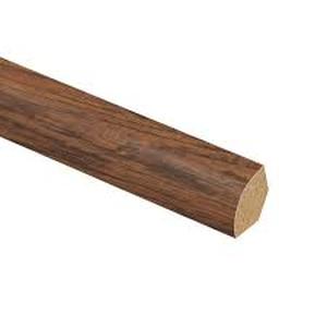 Farmstead Hickory 58 in. Thick x 34 in. Wide x 94 in. Length Laminate Quarter Round Molding Set of 8