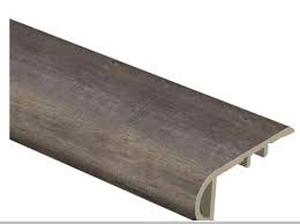 Seasoned WoodHarrison Pine DarkAugusta Wood 1 in. Thick x 2-12 in. Wide x 94 in. Length Vinyl Stair Nose Molding Set of 4