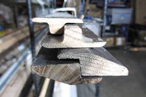 Obsidian Oak T-Mold (94240cm) and OverLap (94240cm 38) 2 Sets of 2