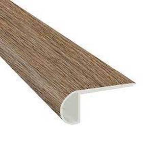 Forrest Brown 34 in. T x 2.75 in. W x 94 in. L Luxury Vinyl Flush Stairnose Molding Set of 2