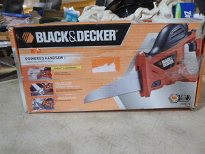 lot 45 image: Black & Decker Powered Handsaw