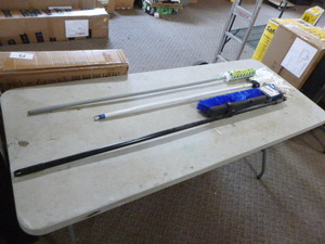 lot 89 image: Broom and Mops