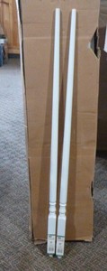 lot 120 image: Design House Primed Taper Top Balusters