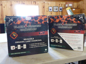 lot 137 image: 2 Boxes of Black Diamond Charwood Reusable Organic Lump Charcoal