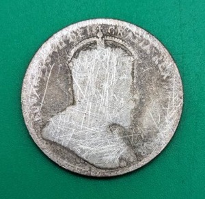 1910 Canadian .925 Silver Quarter