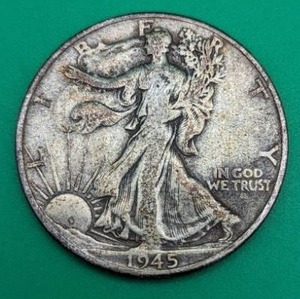 1945 Walking Liberty Half Dollar