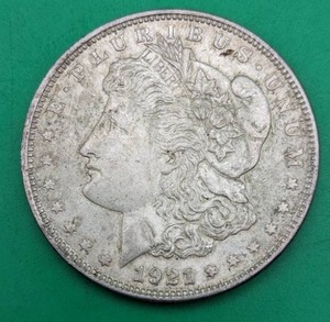 1921 Morgan Silver Dollar