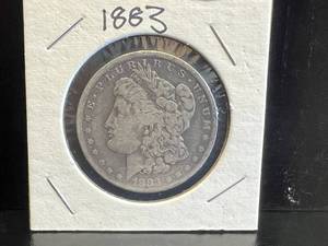 1883 O Morgan Silver Dollar
