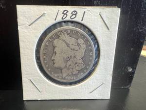 1881 Morgan Silver Dollar