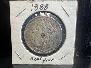 1888 O Morgan Silver Dollar