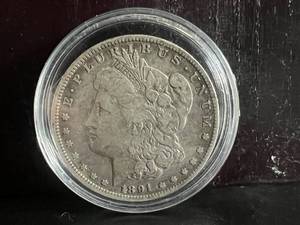1891 O Morgan Silver Dollar