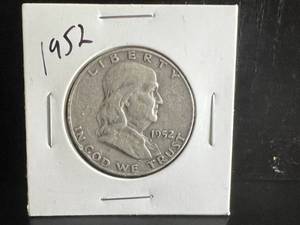 1952 D Franklin Half Dollar