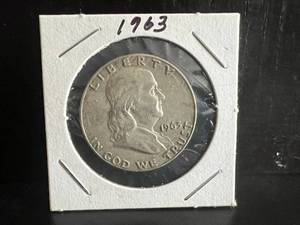 1963 D Franklin Half Dollar