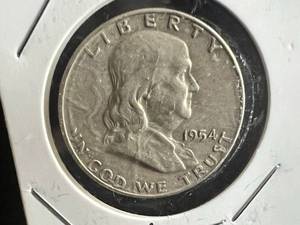 1954 D Franklin Half Dollar