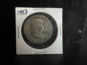1953 D Franklin Half Dollar
