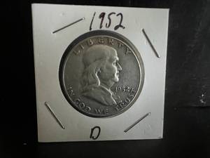 1952 D Franklin Half Dollar