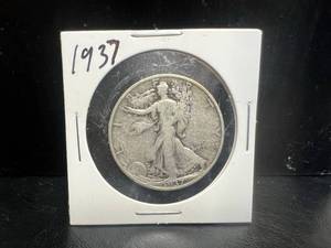 1937 S Liberty Half Dollar