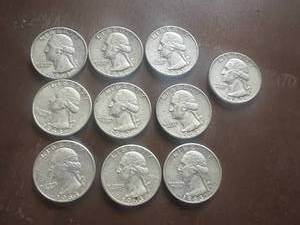10 - 1963 Washington Quarters
