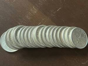 20 - 1968 Canadian Quarters 50% Silver