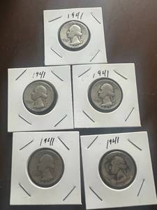 5 - 1941 Washington Quarters