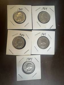 5 - 1964 Washington Quarters