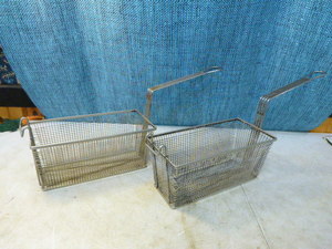 2 Wire Deep Fryer Baskets