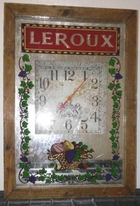 lot 511 image: Leroux Liqueurs Clock.