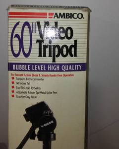 lot 527 image: Ambico Video Tripod and Video Transfer.
