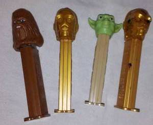 lot 531 image: Star Wars Pez Dispensers (4)