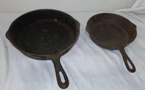 lot 549 image: Cast Iron Pans (2)..