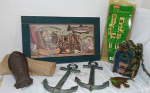lot 556 image: Berkley Portable Line Spooling Station and Fishing Decor.