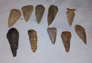 lot 565 image: Arrowheads and Rattler