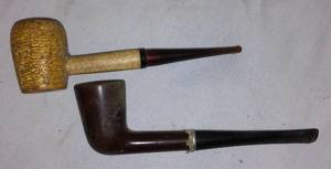 lot 576 image: Pipes (2) Dr. Grabow Corn Cob Pipe.