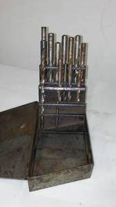 lot 662 image: Drill Bits in Metal Case.