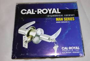 lot 677 image: Cal- Royal Cylindrical Lockset.
