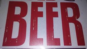 lot 703 image: Cold Beer Here Metal Sign.
