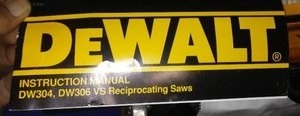 lot 739 image: DeWalt Reciprocating Saw.