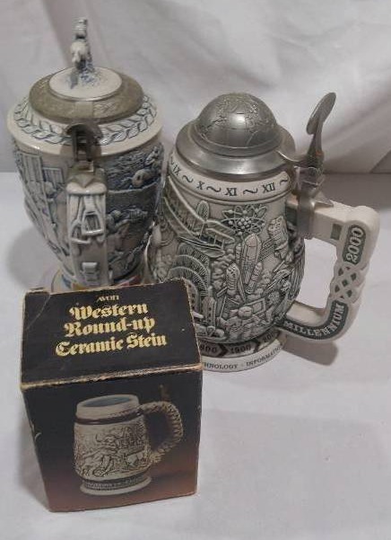 Collectible Steins (3)&nbsp