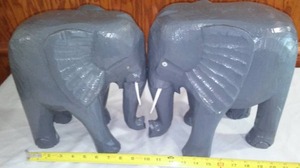 Wood Elephants (2)