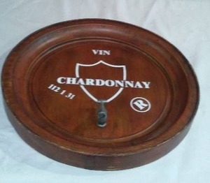 Metal Bar Wall Dcor Chardonnay.