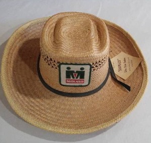 Midland Wire Brim Straw Hat.