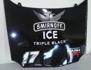 Scale Size NASCAR hood Smirnoff 28 x 25 Rousch Racing.