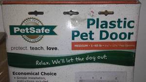Pet Door and HVAC Deflector.