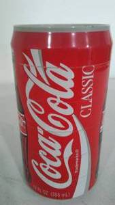 Coca-Cola Coke Plastic Storage Can.