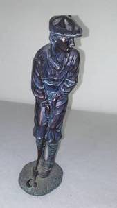 Peaceful Day Golfing Figurine.
