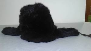Genuine Fur Babushka Hat.