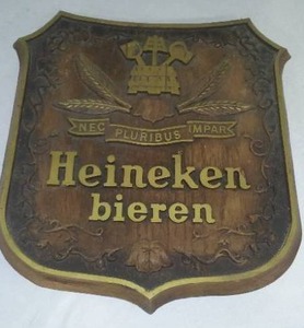 Vintage Heineken Bieren Beer Sign.