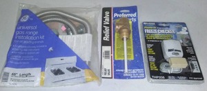 Gas Line, Relief Valve and Freeze Checker. NEW